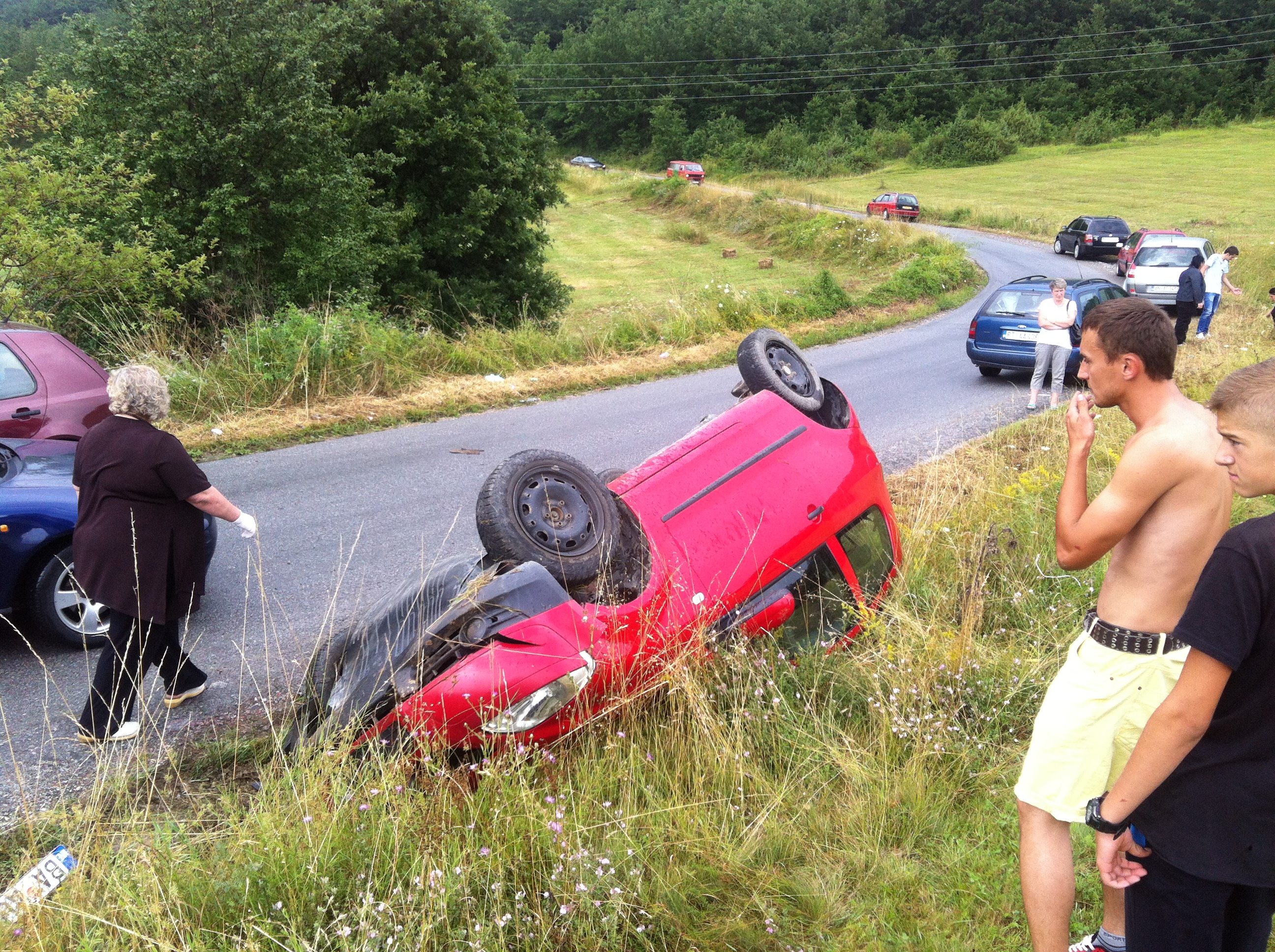 SAOBRAĆAJNA NEZGODA NA POLICI, NEMA TEŽE POVRIJEĐENIH