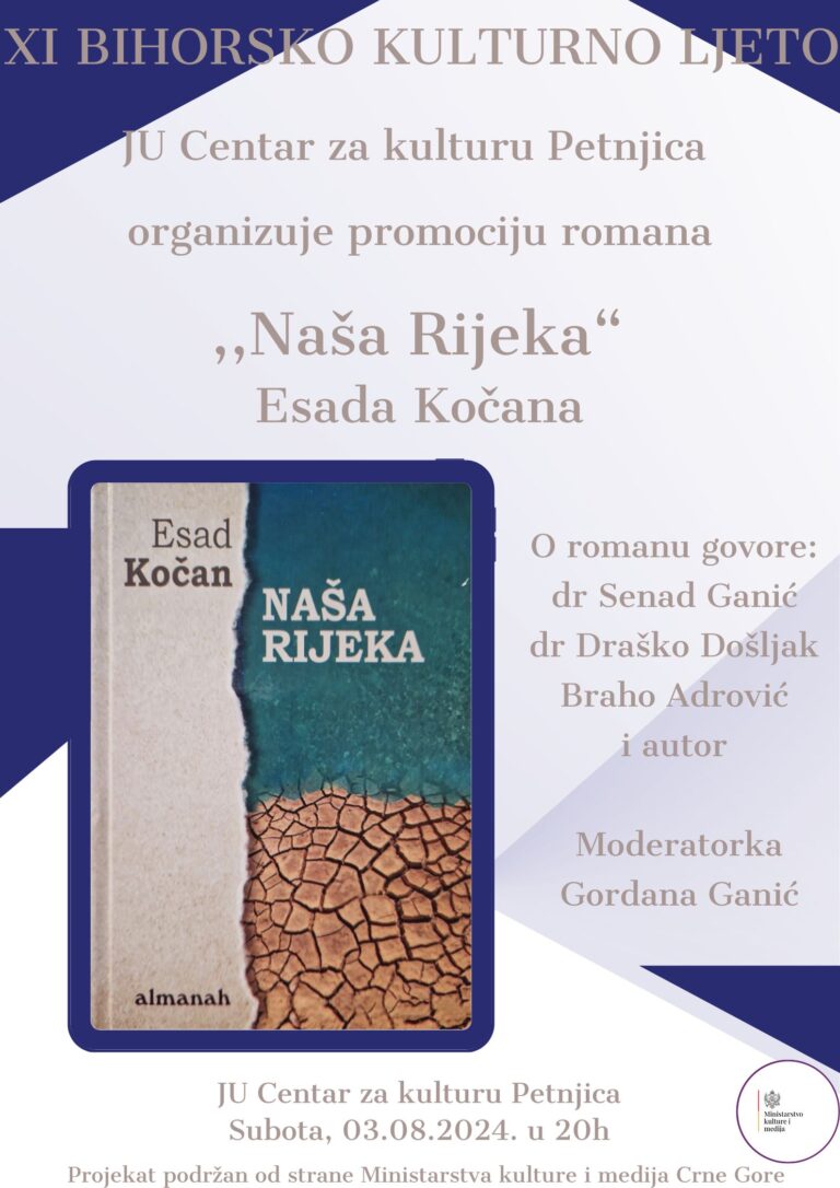 PROMOCIJA ROMANA “NAŠA RIJEKA” ESADA KOČANA